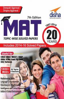 MAT 20 years Topic-wise Solved Papers (1997-2016)