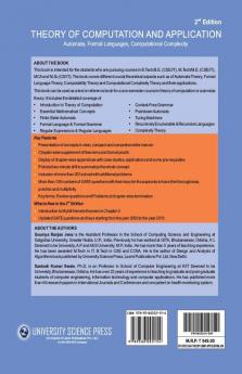 THEORY OF COMPUTATION AND APPLICATION: AUTOMATA FORMAL LANGUAGES COMPUTATIONAL COMPLEXITY