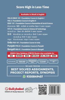 BEGF-101 Foundation Course in English-I