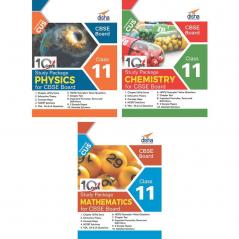 Combo 10 in One Study Package for CBSE Physics Chemistry & Mathematics Class 11 with 9 Sample Papers
