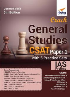 Crack General Studies CSAT - Paper 1 with 5 Practice Sets (IAS Prelims) 5th Edition