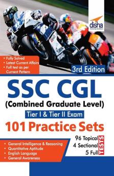 SSC CGL (Combined Graduate Level Tier I & Tier II) Exam 101 Practice Sets 3rd Edition