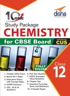 10 in One Study Package for CBSE Chemistry Class 12 with 5 Model Papers