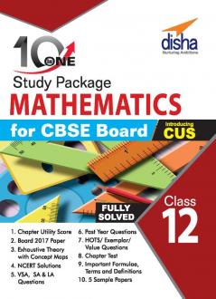 10 in One Study Package for CBSE Mathematics Class 12 with 5 Model Papers