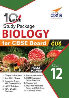 10 in One Study Package for CBSE Biology Class 12 with 5 Model Papers