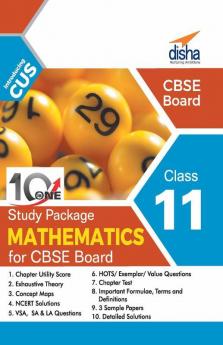 10 in One Study Package for CBSE Mathematics Class 11 with 3 Sample Papers