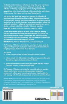 The Philosophy of Education: An Introduction