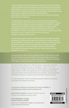 Inclusive Education Politics and Policymaking