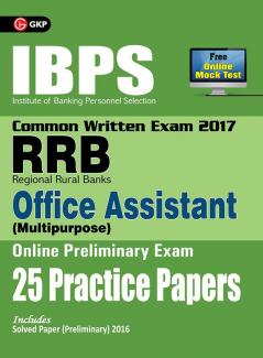 IBPS RRB-CWE  Office Assistant (Multipurpose) Preliminary 25 Practice Papers 2017