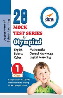 28 Mock Test Series for Olympiads Class 1 Science Mathematics English Logical Reasoning GK & Cyber