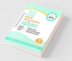30 Mock Test Series for Olympiads/ Foundation/ NTSE Class 7 Science Mathematics English Logical Reasoning GK & Cyber