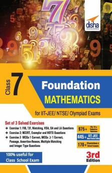 Foundation Mathematics for IIT-JEE/ NTSE/ Olympiad Class 7 - 3rd Edition