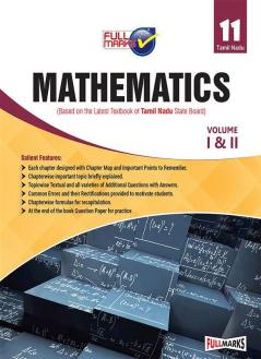 Mathematics (Based On The Latest Textbook Of Tamil Nadu State Board Syllabus) Class 11 Vol I