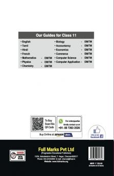 Economics (Based On The Latest Textbook Of Tamil Nadu Board State Board Syllabus)-Class 11