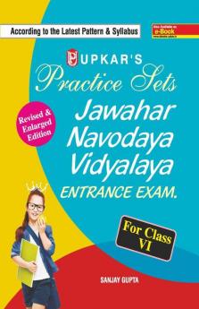 Practice Sets Jawahar Navodaya Entrance Exam.