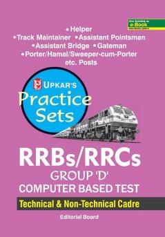 Practice Sets RRBs/RRCs Group 'D' Computer Based Test