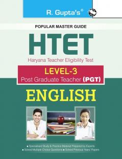 HTET (PGT) Post Graduate Teacher (Level-3) English Exam Guide
