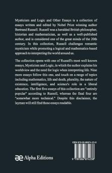 Mysticism And Logic And Other Essays