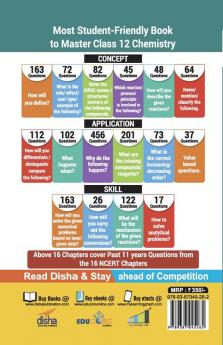 CBSE Board Class 12 Chemistry Solved Papers (2008 - 18) in Level of Difficulty Chapters with 3 Sample Papers 6th Edition