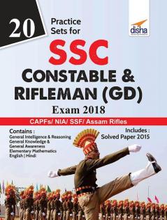 20 Practice Sets for SSC Constable & Rifleman (GD) Exam 2018