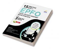 15 Practice Sets for EPFO Social Security Assistant Mains Exam 2019 with 3 Online Tests