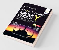 Study Package for Indian Air Force Airmen Group Y (Non-Technical Trades) Exam with 3 Online Sets