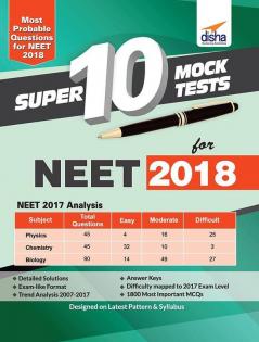 Super 10 Mock Tests for NEET 2018