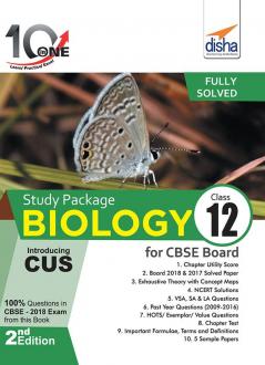 10 in One Study Package for CBSE Biology Class 12 with 5 Model Papers 2nd Edition
