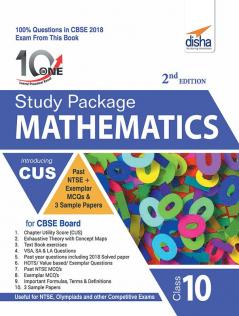 10 in One Study Package for CBSE Mathematics Class 10 with 3 Sample Papers 2nd Edition