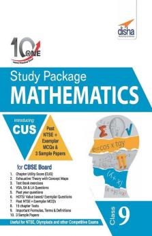 10 in One Study Package for CBSE Mathematics Class 9 with 3 Sample Papers