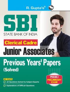 SBI: Clerical Cadre Junior Associates (Phase-I) Preliminary Exam - Previous Years Papers (Solved)