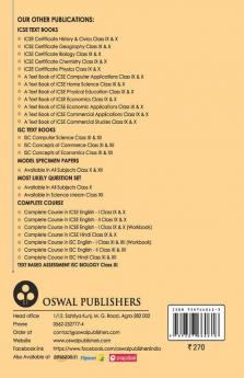 Economics: Textbook for ICSE Class 9