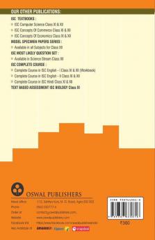 Concepts of Commerce: Textbook for ISC Class 11