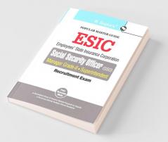 ESIC (SSO) Social Security Officer (Preliminary & Main) Recruitment Exam Guide