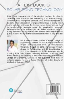 A Text Book of Solar Pond Technology
