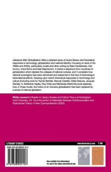 Literature After Globalization: Textuality Technology and the Nation-State