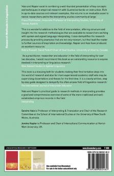 Research Methods in Interpreting: A Practical Resource