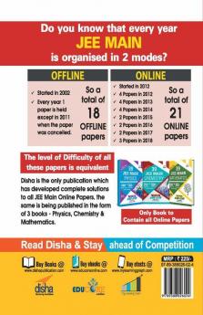 39 JEE Main Chemistry Online (2018-2012) & Offline (2018-2002) Chapter-wise + Topic-wise Solved Papers 2nd Edition