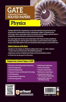 GATE Chapterwise Previous Years' Solved Papers (2023-2000) Physics