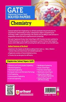 GATE Chapterwise Previous Years' Solved Papers (2023-2000) Chemistry