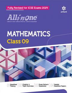 All In One Class 9th Mathematics for ICSE Exam 2024