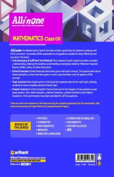 All In One Class 9th Mathematics for ICSE Exam 2024