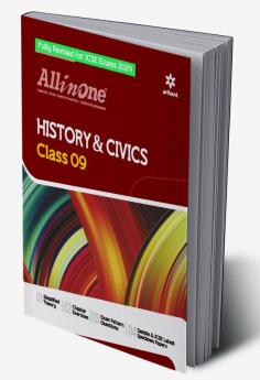 All In One Class 9th History & Civics for ICSE Exam 2024