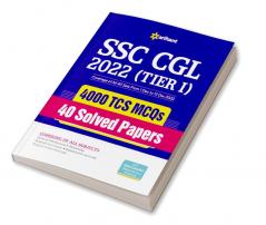 SSC CGL Tier 1 4000 TCS MCQs and 40 Solved Papers