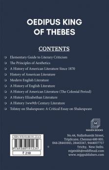 Oedipus King of Thebes