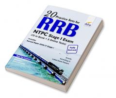 20 Practice Sets for RRB NTPC Stage I Exam (15 in Book + 5 Online Tests)