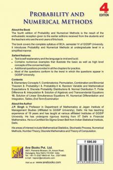 Probability and Numerical Methods 4/E