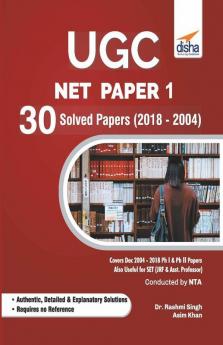 UGC NET Paper 1 - 30 Solved Papers (2004 to 2018)
