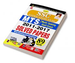 SSC MATRIC LEVEL MTS NON-TECHNICAL STAFF EXAM 2011-2017 SOLVED PAPERS-ENGLISH (89 Sets)
