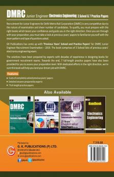 DMRC 2019 : Junior Engineer  Electronics Engineering  Previous Years' Solved Papers (10 Sets)